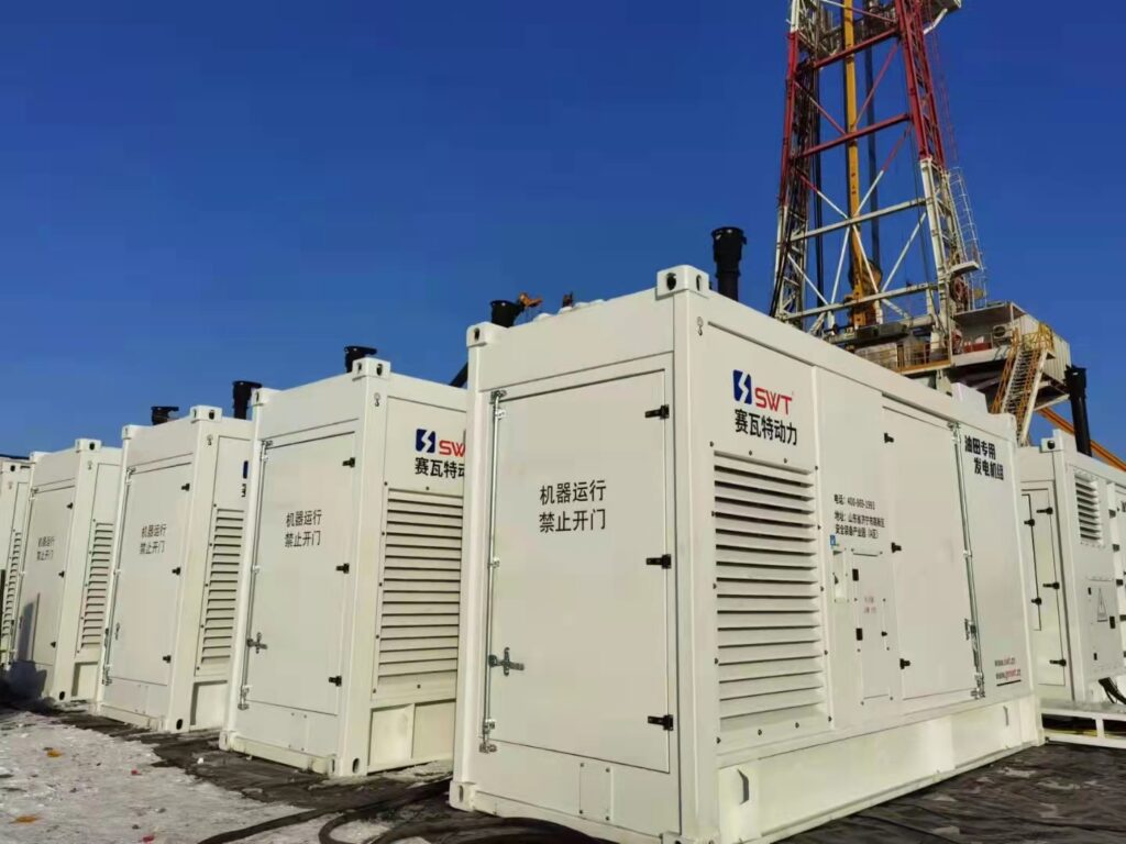 SWT diesel generators for oil field